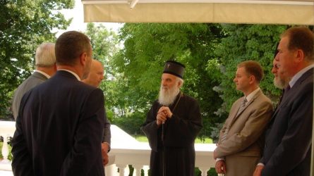Njegova Svetost Patrijarh Srpski, Gospodin Irinej u poseti Klubu