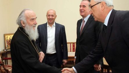 Poseta delegacije SPK „Privrednik“ Njegovoj Svetosti, Patrijarhu Srpskom, Gospodinu Irineju